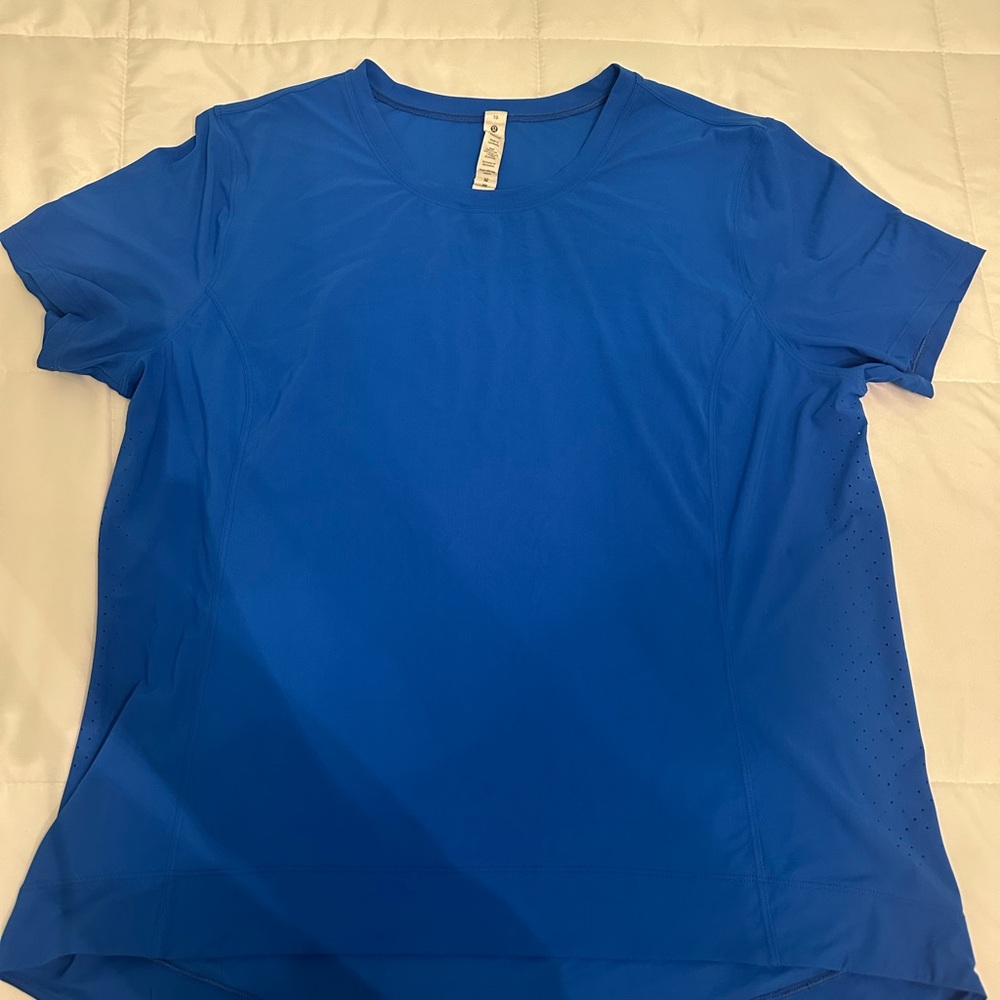 Lululemon Blue Short Sleeve T-Shirt